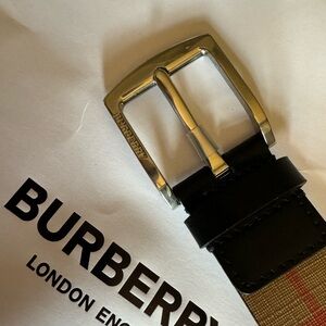 Mens Burberry belt